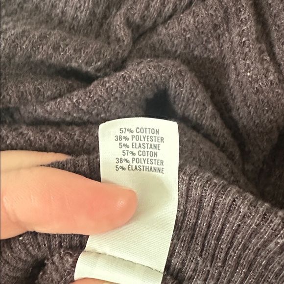 Aerie Cozy Waffle Knit Joggers - Size Small (Gray/Brown) - Picture 8 of 8